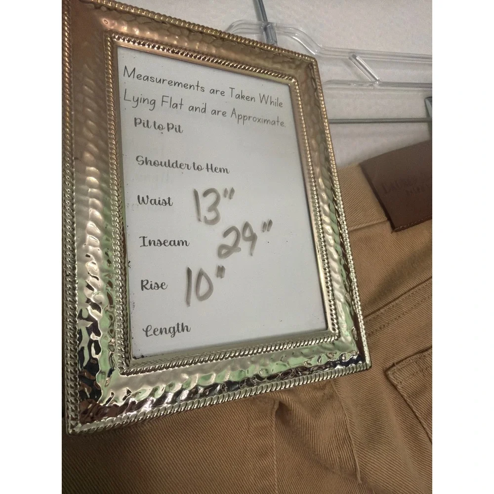 Lauren Ralph Lauren Tan Khaki Straight Leg High Rise Pants Size 4